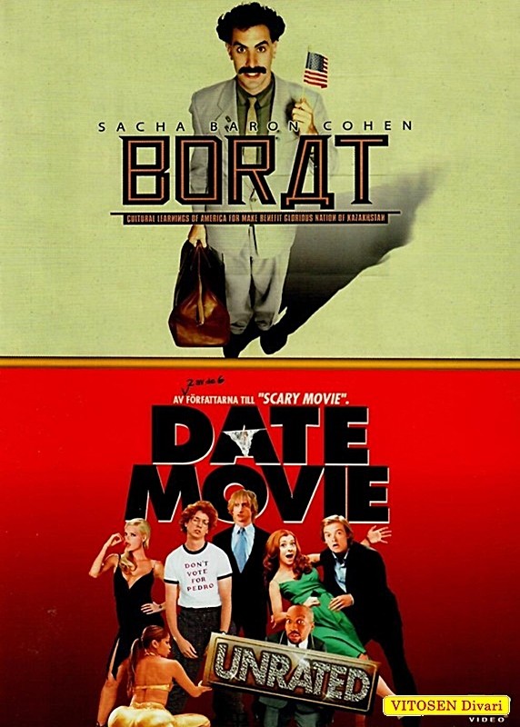 Borat / Date Movie, ruotsalainen kansi